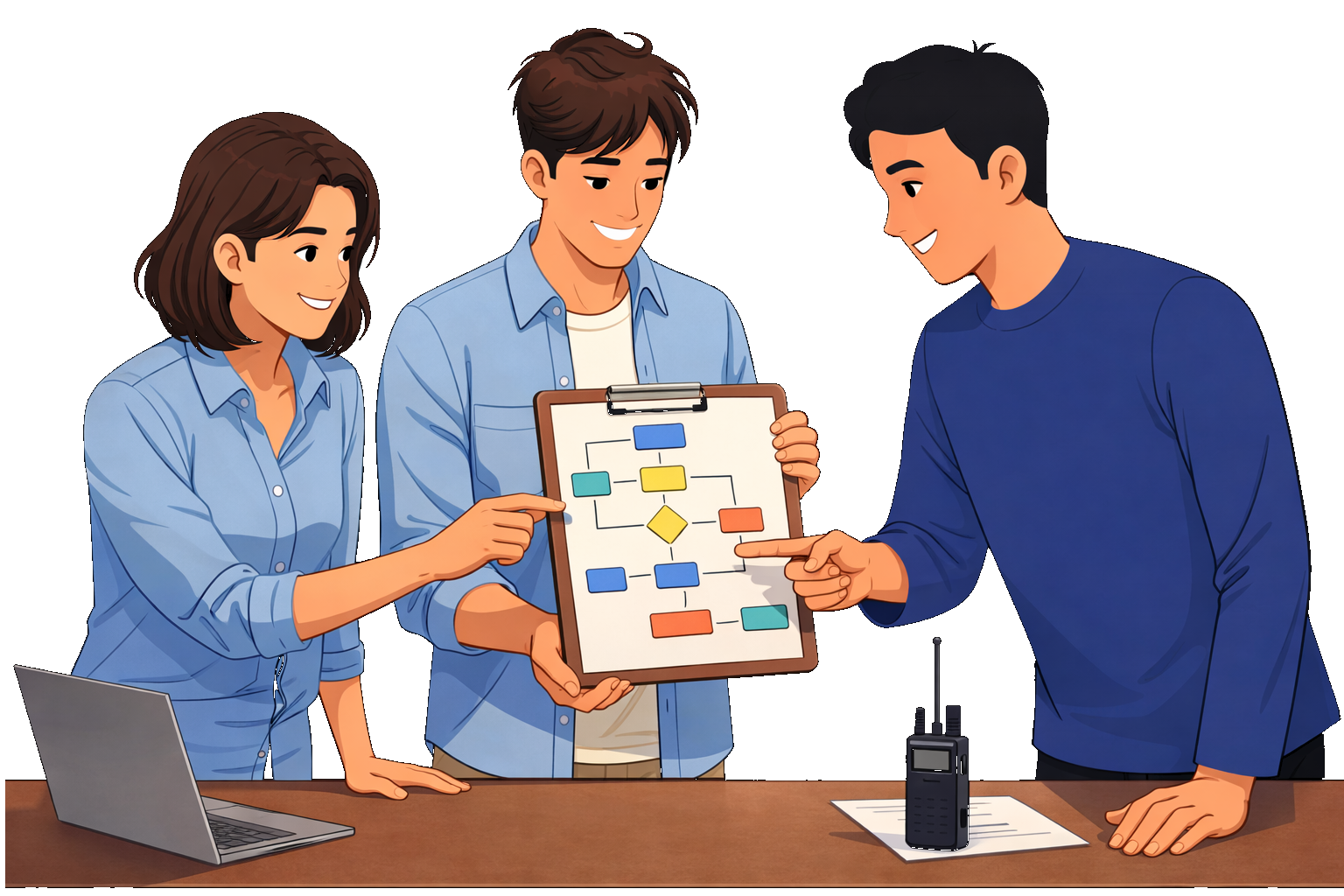Event operations illustration